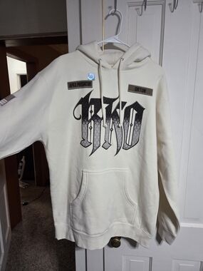 WWE Salute To Service  Randy Orton Hoodie Sweatshirt with Black RKO Print